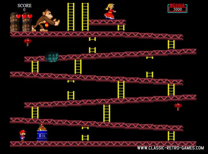 Donkey Kong remake screenshot