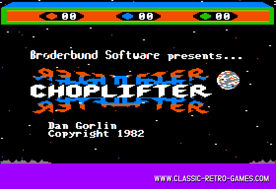 Choplifter original screenshot