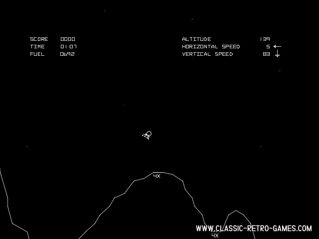 Lunar Lander original screenshot
