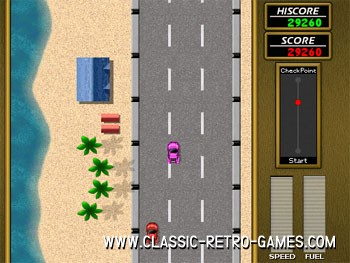 RoadFighter remake screenshot