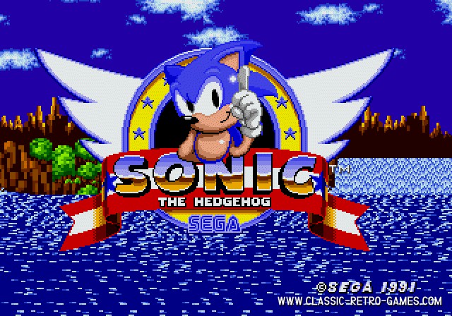 Sonic original screenshot