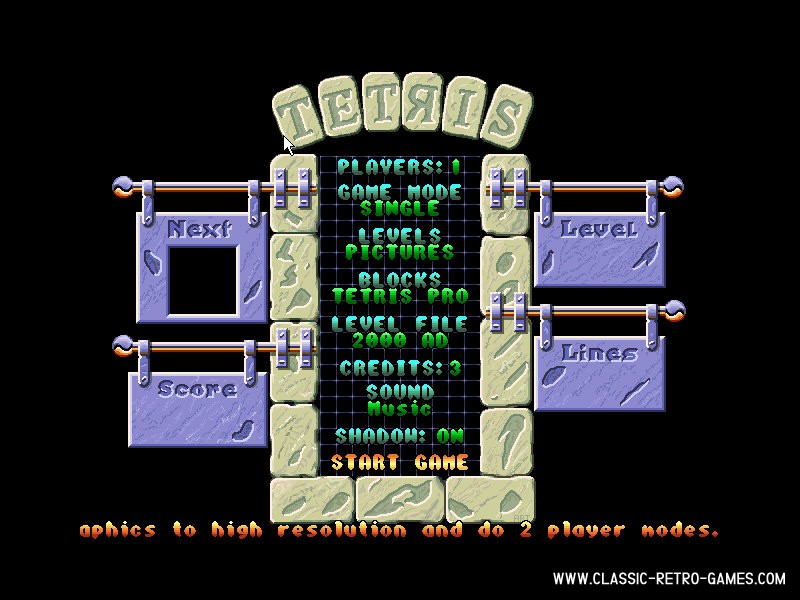 Tetris Pro remake screenshot