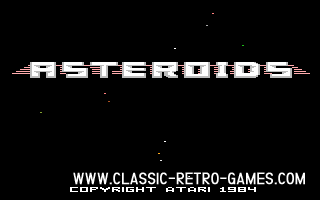 Asteroids original screenshot