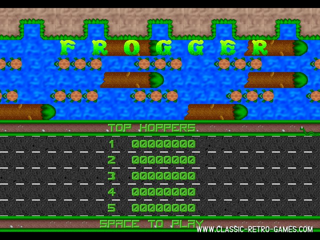 Frogger remake screenshot