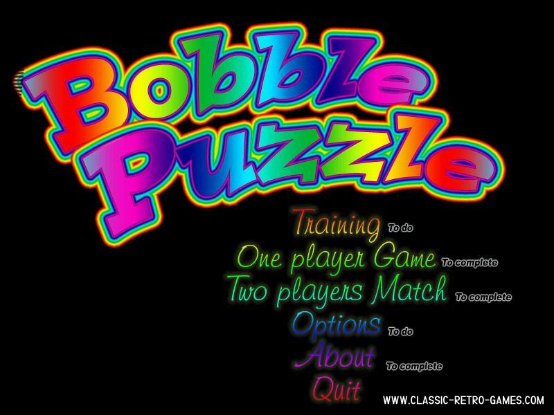 Puzzle Bobble remake screenshot