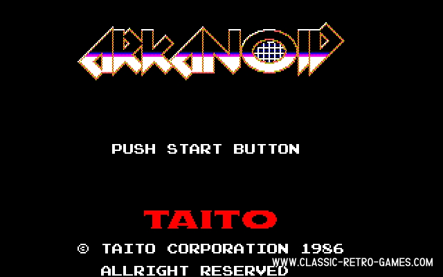 Arkanoid original screenshot