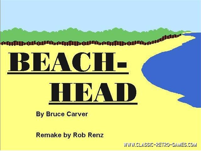 Beach Head remake screenshot