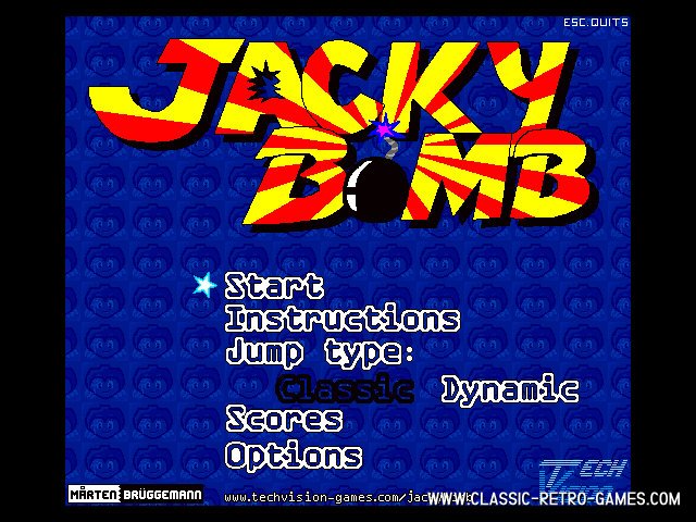 Bomb Jack remake screenshot