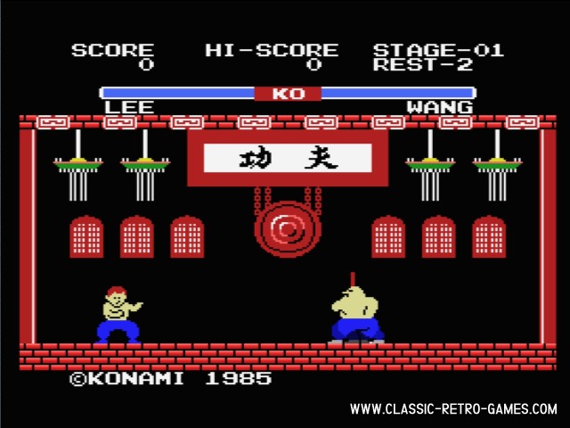 Yie Ar Kung-Fu original screenshot