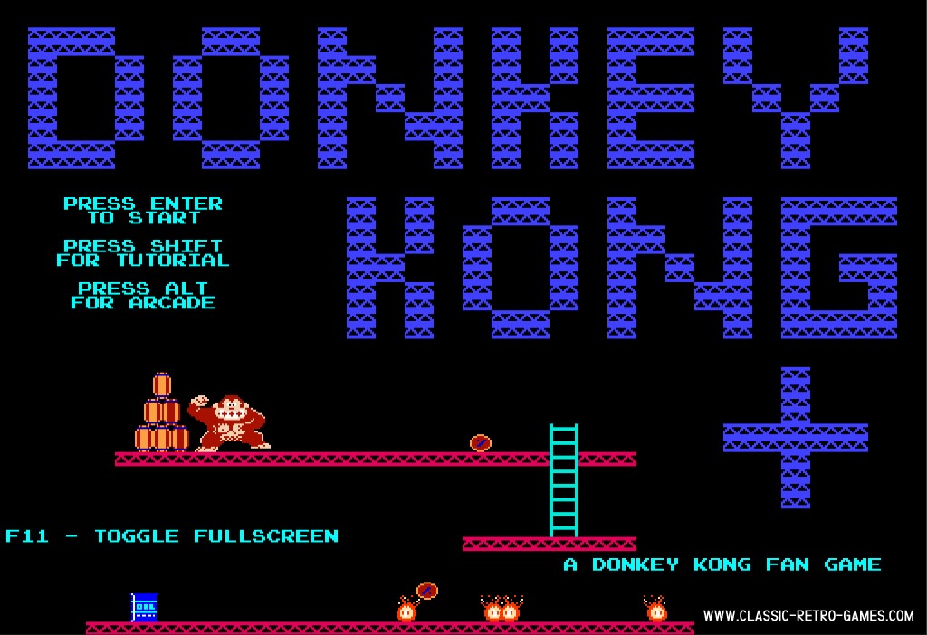 Donkey Kong remake screenshot
