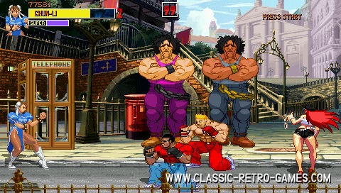 Street Fighter remake screenshot