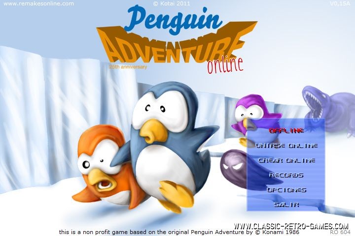 Penguin Adventure remake screenshot