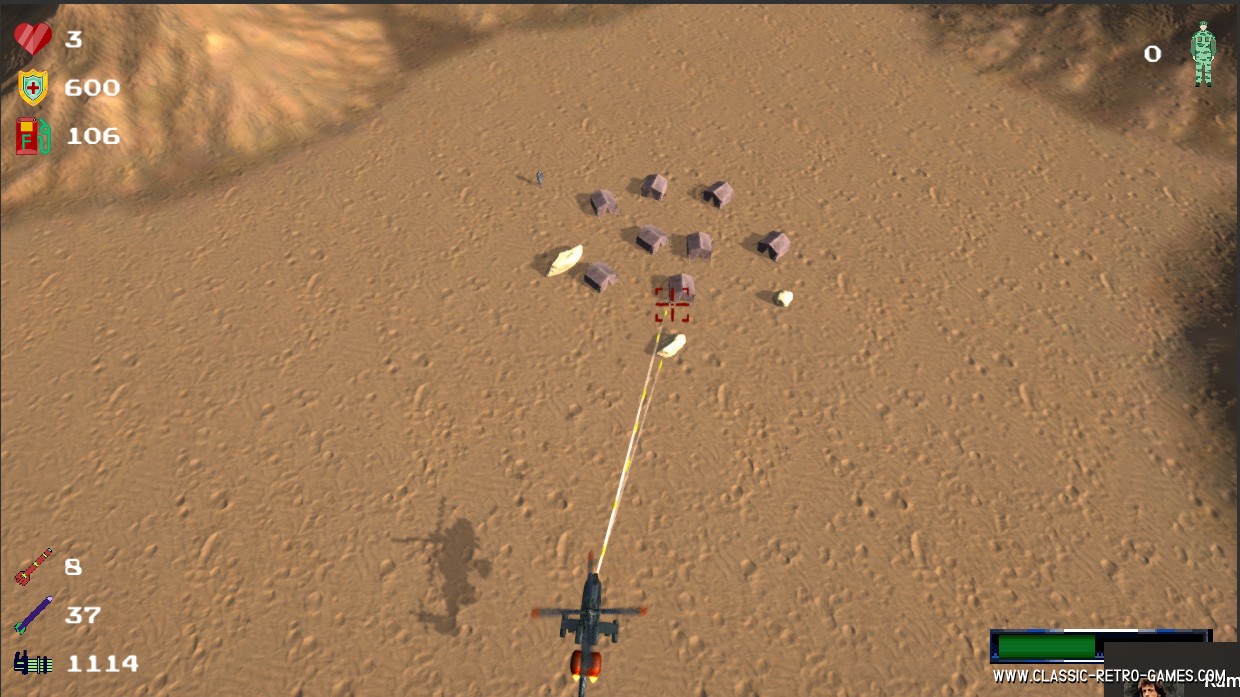 Desert Strike remake screenshot