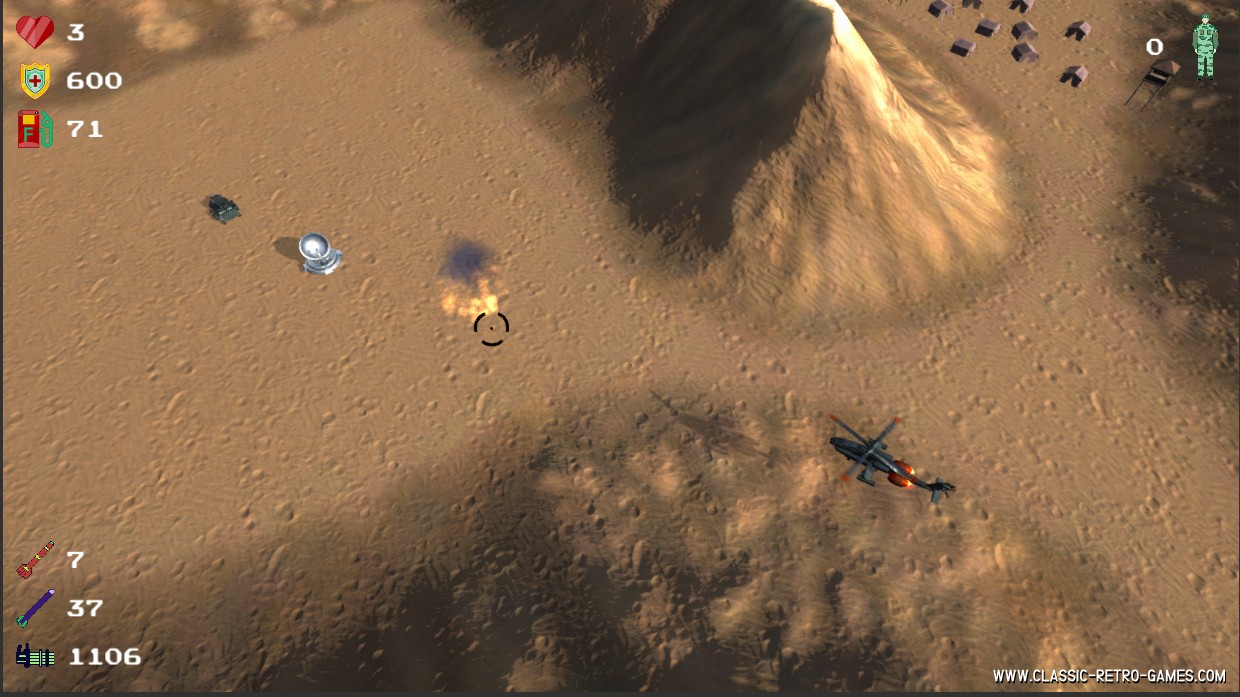 Desert Strike remake screenshot