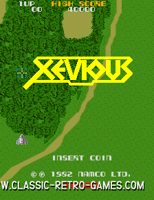 Xevious remake screenshot