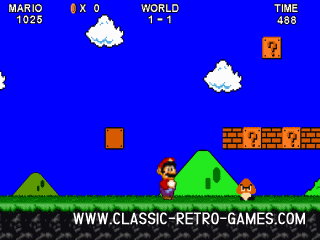 Super Mario Bros. (with 2 player mode) remake screenshot