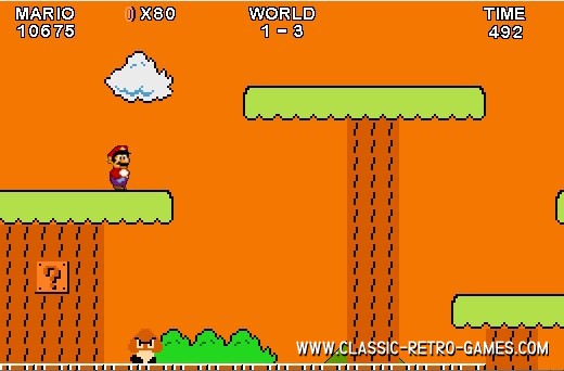 Super Mario Bros. (with 2 player mode) remake screenshot